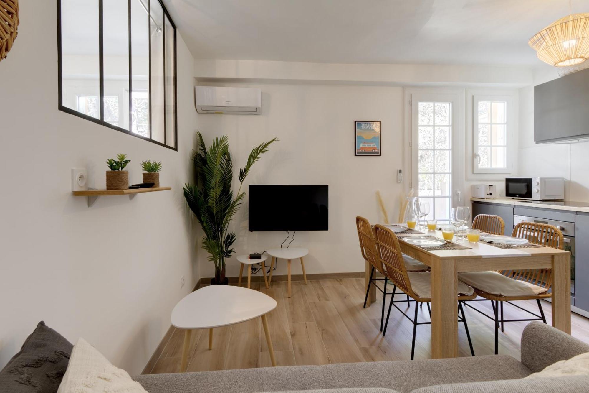 016- T2 Tropisme, Appart 1 Chambre,Clim,Wifi,Parking مونبيلييه المظهر الخارجي الصورة