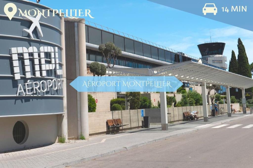 016- T2 Tropisme, Appart 1 Chambre,Clim,Wifi,Parking مونبيلييه المظهر الخارجي الصورة